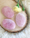 Rose Quartz Palm Stones for Love & Relationships
