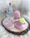 Rose Quartz Palm Stones for Love & Relationships
