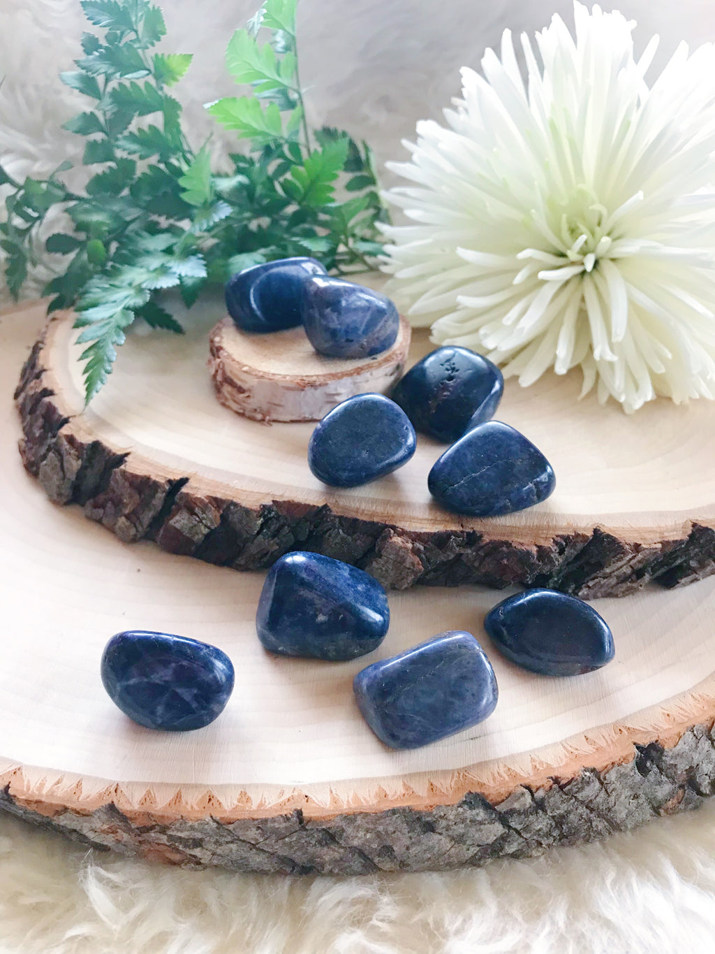 Tumbled Blue Sapphire for Wisdom
