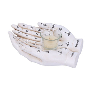 Cupped Palmistry Hands Candle Holder - Various Colors