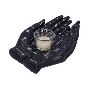 Cupped Palmistry Hands Candle Holder - Various Colors