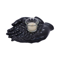 Cupped Palmistry Hands Candle Holder - Various Colors