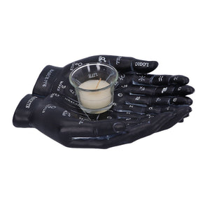 Cupped Palmistry Hands Candle Holder - Various Colors
