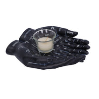 Cupped Palmistry Hands Candle Holder - Various Colors