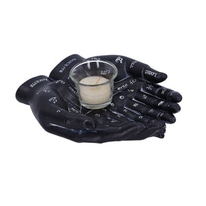 Cupped Palmistry Hands Candle Holder - Various Colors