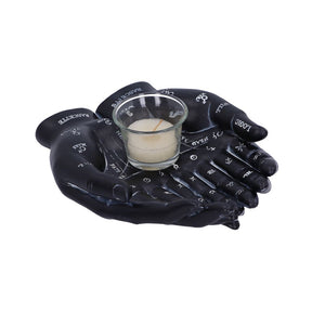 Cupped Palmistry Hands Candle Holder - Various Colors