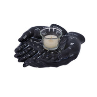 Cupped Palmistry Hands Candle Holder - Various Colors