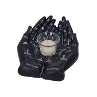 Cupped Palmistry Hands Candle Holder - Various Colors