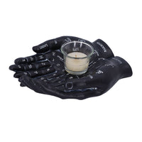 Cupped Palmistry Hands Candle Holder - Various Colors