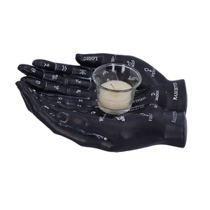 Cupped Palmistry Hands Candle Holder - Various Colors