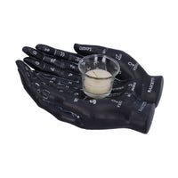 Cupped Palmistry Hands Candle Holder - Various Colors