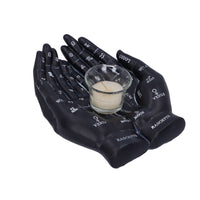 Cupped Palmistry Hands Candle Holder - Various Colors