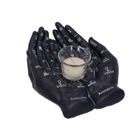 Cupped Palmistry Hands Candle Holder - Various Colors