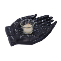 Cupped Palmistry Hands Candle Holder - Various Colors