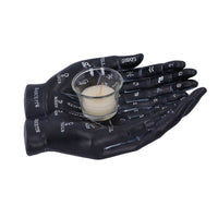 Cupped Palmistry Hands Candle Holder - Various Colors