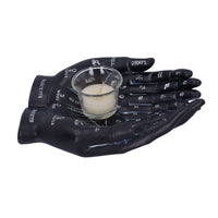Cupped Palmistry Hands Candle Holder - Various Colors