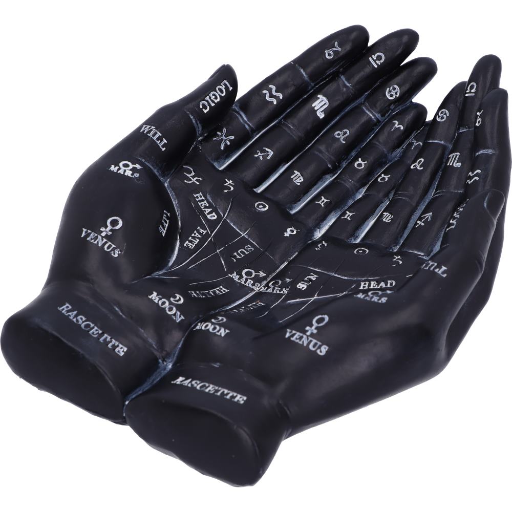 Cupped Palmistry Hands Candle Holder - Various Colors